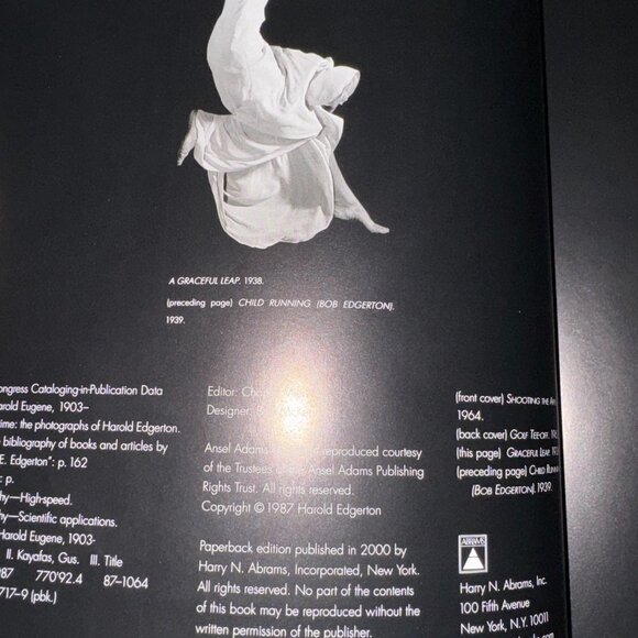 Stopping Time The Photographs of Harold Edgerton HC DJ Photographer Art Book - Picture 10 of 16
